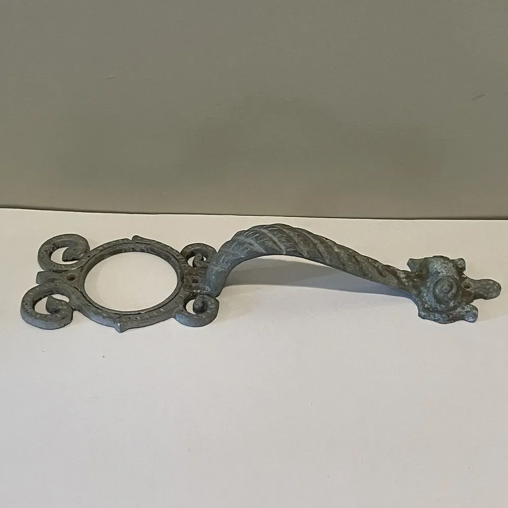 Vintage Aluminum Ornate Door Handles Art Deco‎ Mid-Century 12